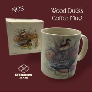 Vintage Otagiri Wood Duck Coffee Mug Gibson Jack